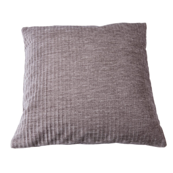 Grey – Bredriflet fløjlspuder