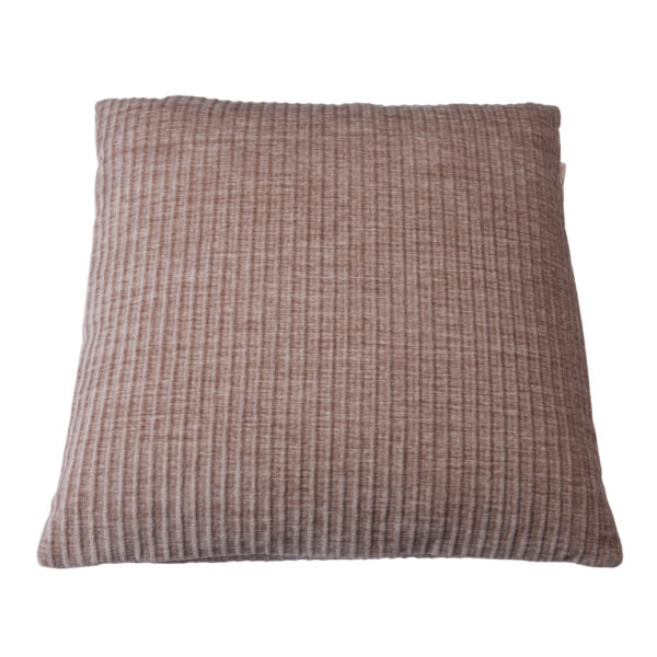 Natural – Bredriflet fløjlspuder