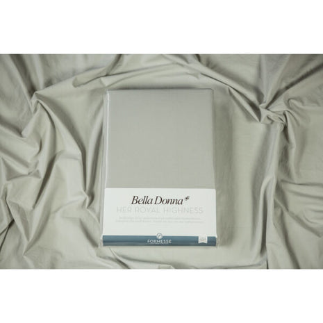 Bella Donna Jersey stræklagen, perlegrå 180×200-200×220 cm