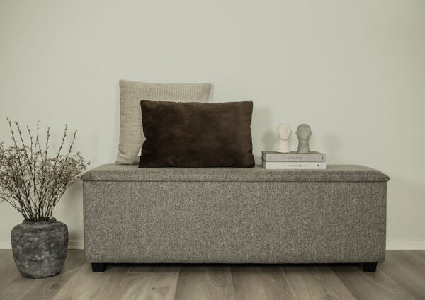 Box bænk m/klap 140x48x38 cm